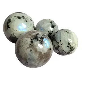 High Selling Rainbow Moonstone Sphere Gemstone Crystal for Decoration Gift Available at Wholesale Price from India