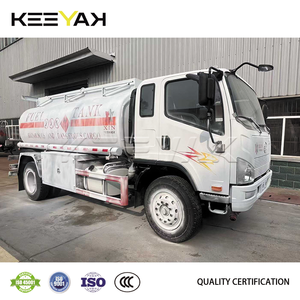 FAW Camión cisterna de aceite 5CBM 4X2 Diesel Gasolina 5000 litros Tanque de combustible Camión Cummins Motor Opcional Fábrica Dirce Suministro para la venta - Product Image 6