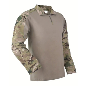 เสื้อเชิ้ตผ้าแคนวาสลายพรางพิมพ์โลโก้ตามสั่ง แขนสั้น แห้งเร็ว เป็นมิตรกับสิ่งแวดล้อม สำหรับผู้ชายและผู้หญิง - Product Image 3