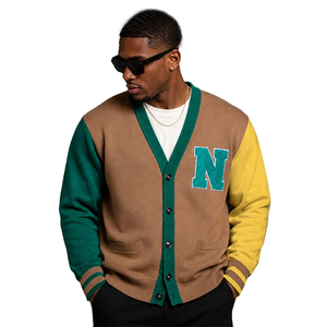 Norfolk State University Women's <b>Varsity</b> <b>Cardigan</b> Sweater Button-Up College Style Letterman Custom Embroidery Acrylic Custom - Product Image 4