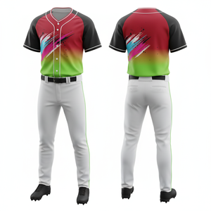 Conjunto de Uniforme de Béisbol Nueva Temporada Personalizado al por Mayor Sublimación Malla de Poliéster - Product Image 2