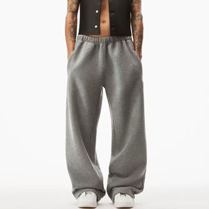 Pantalon ample en toile de haute qualité pour homme 2026, taille mi-haute, coupe droite, écologique, coupe-vent, prix bas - Product Image 1