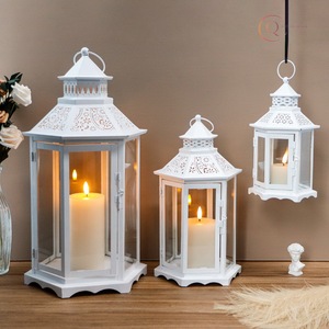 Porte-bougie en métal élégant pour l'éclairage domestique du Ramadan |   Durable et imperméable, couleur personnalisable, utilisation en intérieur - Product Image 2