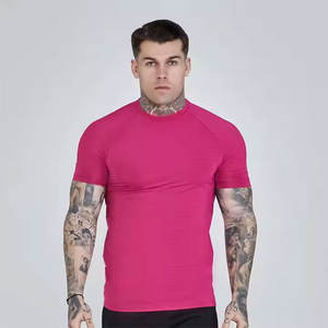 Camiseta de algodón 100% de calidad superior con gráfico de logotipo personalizado para hombre, camiseta transpirable ajustada para gimnasio, ropa de calle, ropa informal genial - Product Image 1