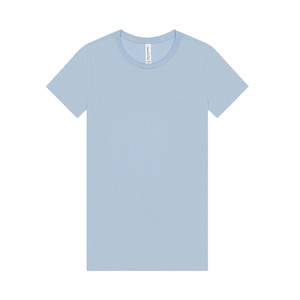 Bella Canvas Camiseta para mujer Camiseta de manga corta para mujer Azul Premium Slim - Product Image 1
