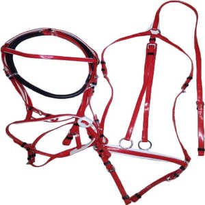 Conjunto Completo de Equitación de PVC, Cabestro, Brida y Pechera, Duradero, Calidad de Exportación para Entrenamiento y Deportes - Product Image 3