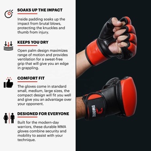 Grappin Mma en cuir véritable de haute qualité - Product Image 2