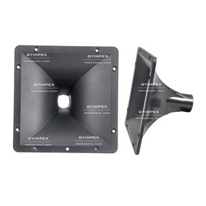 218*218*139mm Meilleure vente Guide d'onde en ABS avec gorge de 1 pouce pour tweeter de type cornet de haut-parleur Line Array, avec filetage - Product Image 1