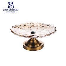 Tazón para Servir Alimentos de Diseño Elegante, Hecho de Material Blanco, Forma Grande, Estilo Lujoso, Hoja Dorada Antigua, Moderno y Decorativo - Product Image 6