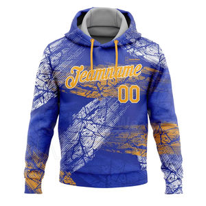 Service OEM, conception personnalisée, vêtements d'équipe, nom du joueur, impression par sublimation, sweat-shirts à capuche d'hiver pour hommes, tissu en molleton de coton, streetwear - Product Image 6
