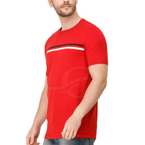 T-shirt décontracté pour homme, confortable et personnalisable, tissu tricoté respirant 220g, haute qualité avec motif uni unique - Product Image 2