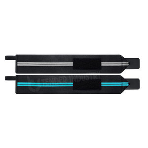 Muñequeras de nailon de neopreno con logotipo personalizado, muñequeras transpirables para entrenamiento de gimnasia, accesorio para levantamiento de pesas - Product Image 2