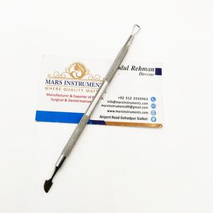 เครื่องมือดันหนังที่ตายแล้วแบบแบนใช้ซ้ำได้ทำจากสเตนเลสสตีลสองปลาย - Product Image 3