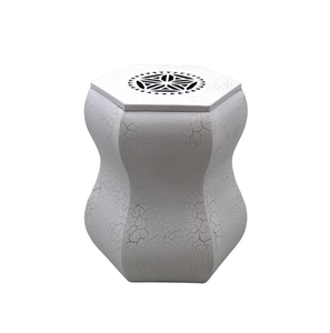 Bougeoir en aluminium de taille standard de lavage blanc de bougeoir de décoration de table pour la décoration à la maison faite à la main - Product Image 6