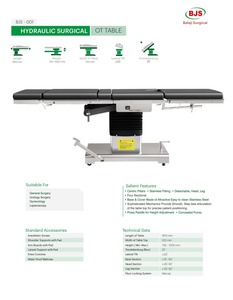 Mesa OT multifuncional más vendida para mejorar la precisión quirúrgica en todas las especialidades médicas disponibles a precio de fábrica - Product Image 2