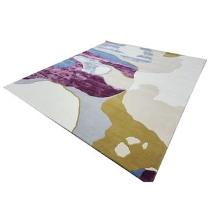 Tapis en laine indienne artisanal de qualité supérieure, brodé, à poils longs, pour cuisine et salon, vente en gros, directement du fabricant - Product Image 1
