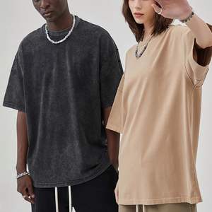 เสื้อยืดลำลองแนวสตรีทผ้าคอตตอน100% โลโก้ด้านหน้าทรงหลวมเข้ารูป - Product Image 1