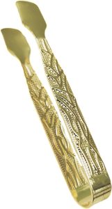 Accessoires de narguilé en métal doré Chipia Chimta argent brillant fini métal glace alimentaire dossier pince meilleure vente pinces à Dessert - Product Image 2