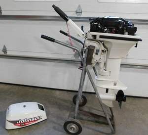 Motor fueraborda industrial usado JOHN SON de 15 hp con eje de 15 pulgadas, personalizado OEM, garantía de 3 años, fabricado en EE. UU. - Product Image 3