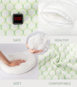 OEM หมอนสำหรับตั้งครรภ์ปรับได้สำหรับการนอนหลับหมอนคุณแม่พร้อมฝาปิดถอดออกได้รองรับหลังขาหน้าท้อง - Product Image 3