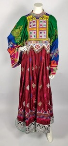 Robe régionale afghane de haute qualité pour femmes nouveau Design robe Kuchi afghane brodée à manches longues en bas quantité minimale de commande - Product Image 6