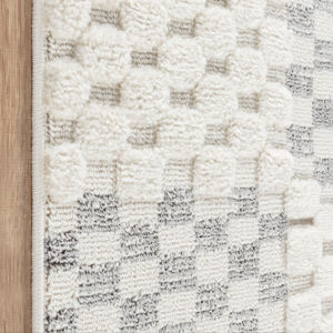 พรมโพลีเอสเตอร์ทันสมัย BEST Goldenmoon ผลิตด้วยเครื่องจักร ด้านหลังทำจากยางลาเท็กซ์ ปลอดภัยสำหรับสัตว์เลี้ยง ป้องกันคราบสกปรก ซักล้างได้ รุ่น Quince - Product Image 1