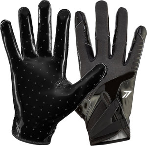 Gants de football américains super adhérents en gros, gants de football pour joueurs de ligne, fabriqués sur mesure, rembourrés au dos, respirants - Product Image 5