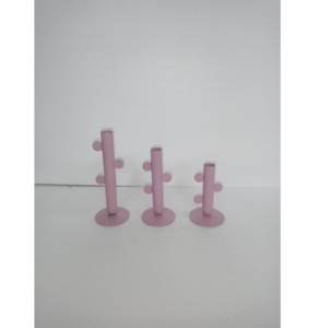 Bougeoir américain en métal de fer Couleur blanche Style nordique Décoration de Noël Fait à la main Écologique Résistant à la chaleur - Product Image 6