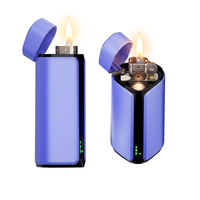 Briquet électronique portable rechargeable par USB, design coupe-vent pour une utilisation durable