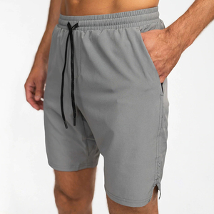 กางเกงออกกำลังกายขาสั้นสำหรับผู้ชายกางเกง93% เล่นกีฬาผ้าสแปนเด็กซ์สีพื้นผ้าโพลีเอสเตอร์ระบายอากาศ - Product Image 2