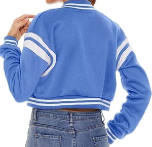 Chaqueta Deportiva Corta de Béisbol para Mujer, Estilo Casual - Product Image 2
