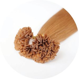 Extensiones de cabello Remy Rubio gris Punta en V, cabello Premium de larga duración y brillo natural - Product Image 2