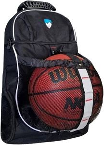 Sac à dos de sport imperméable pour football et basketball avec porte-crampons, doublure en polyester, sac pour équipement de sport, résistant à l'eau, rangement séparé - Product Image 3