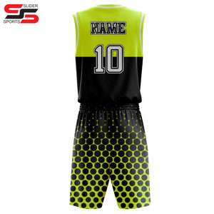 Nouveaux uniformes de basket-ball de style OEM à vendre en gros, de bonne qualité, séchage rapide, 100% polyester - Product Image 2