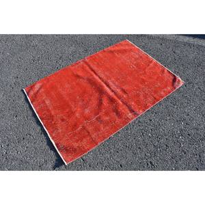 พรมแดงตุรกีแนววินเทจ4.8ft ทันสมัยขนาด3.3 x พื้นที่ขนาดใหญ่สไตล์คิลิมขนหญ้าทะเลงานเย็บปะติดปะต่อกันขนาด10มม. สำหรับตกแต่งห้องโถงห้อง - Product Image 3