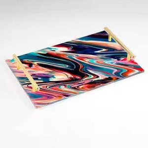 Plateau de service durable personnalisé et attrayant avec autocollant pour restaurant pour Noël et table de Diwali - Product Image 1