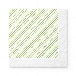 ผ้าเช็ดปาก 40x40 ซม. แบบ 2 ชั้น - สั่งทำพิเศษ - 1 สี - Product Image 1