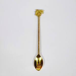 Vente en gros de grande cuillère à soda en laiton pour bar et cocktail, cuillère de couverts de meilleure qualité avec vernis mat pour accessoires de bar - Product Image 5