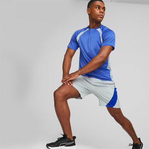 Pantalones cortos deportivos de diseño de puntos reflectantes para hombre, pantalones deportivos de secado rápido transpirables, bolsillos en la cintura trasera, ropa activa de Punto 2 en 1 - Product Image 3