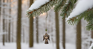 Adornos de jardín colgantes de pared de Metal de estilo Vintage indio incluye campana elefante camello cabra Vaca y forma de hada - Product Image 5