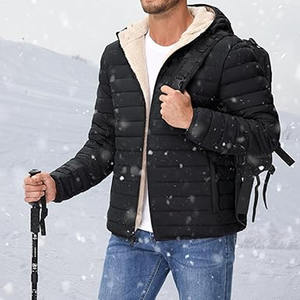 Veste d'hiver matelassée pour hommes avec motifs personnalisés Design à bulles décontracté avec décoration personnalisée Service OEM téléchargé par Dress Sports - Product Image 4