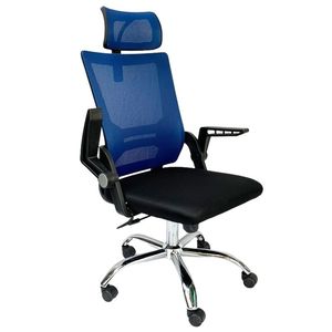 SLEAN Contemporary Office <b>Desk</b> and Chair Set Blue Mesh CB68167 Ergonomic Wooden Furniture Convertible and <b>Foldable</b> Design - Product Image 3