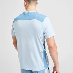 Vente en gros 100% coton biologique t-shirts pour hommes Gym Fitness vêtements en vrac t-shirts vierges de haute qualité logo personnalisé t-shirt actif - Product Image 2