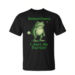 Maglietta promozionale personalizzabile con stampa "Sometimes I Just Be Fartin' Frog" - Product Image 2