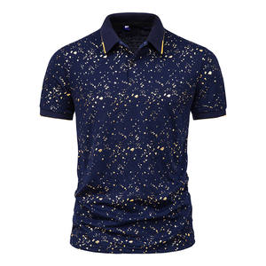 Polo para hombre de algodón de alta calidad, moderno, con diseño sólido, informal, de manga corta, nuevo diseño, camiseta de lujo de diseñador. - Product Image 5