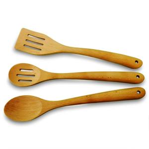 3PCS SET Spatula Spoon Set Beech Natural Acacia Mango wood Kitchen Tools Set Made In India - Product Image 1