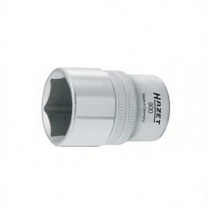 Hazet 1/2'' 6-Point Square <b>Socket</b> with Traction Profile and Knurling - Product Image 2