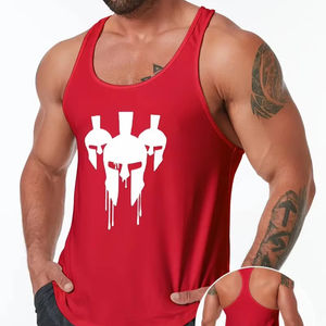 Logo personnalisé hommes Muscle Fit grande taille débardeur 100% coton respirant tricoté sans manches entraînement Style décontracté prix bon marché - Product Image 1
