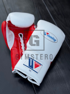 Conjunto de Boxeo Azul Personalizable de Alta Calidad, Cuero Vacuno Genuino, Cierre con Cordones, Guantes de Artes Marciales con Muñequera Ajustable - Product Image 4