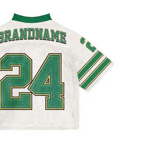 Maillot de football Streetwear, impression de chiffres en gras avec des graphismes de crâne, design tendance et ample. - Product Image 6